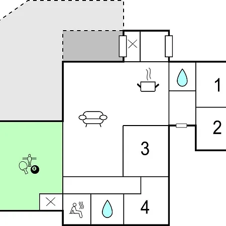 Four-bedroom Holiday In Thisted *